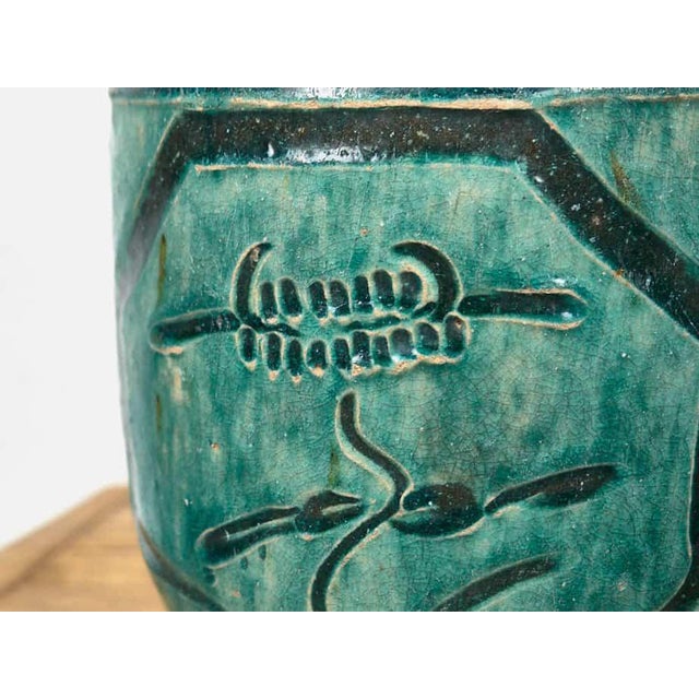 Turquoise green antique decorative vase (c.1820). Approximate year of manufacture: 1820. The dimensions of this ancient...