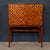 Vintage Italian Dry Bar Cabinet with Woven Front Decor on Stand, 1960 For Sale - Image 3 of 18