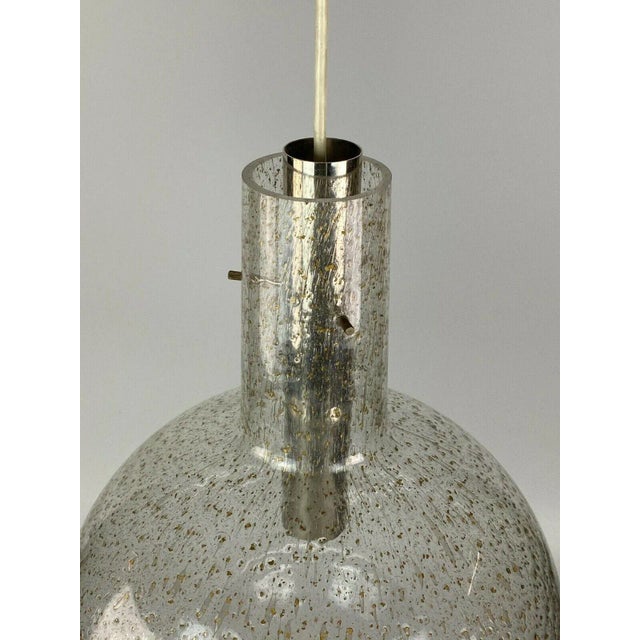 Mid-Century Modern Glass Hanging Lamp from Temde, 1960s For Sale - Image 3 of 11