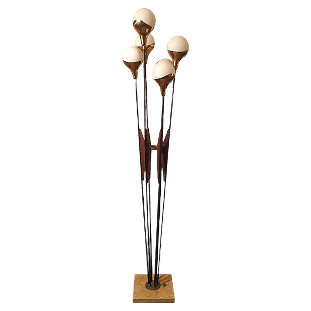 Mid-Century Floor Lamp from Stilnovo For Sale