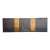 Ken Fulk Custom Long Wall-Mounted Zinc + Brass Headboard For Sale