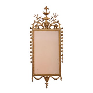 Mirror in Carved and Gilded Wood Frame For Sale