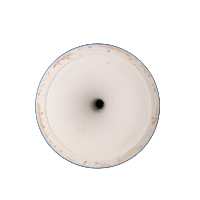 Antique Wedgwood Light Blue Dipped Jasperware Candlestick Circa 1895 For Sale In Boston - Image 6 of 7