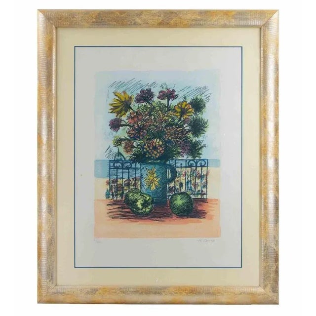 Michele Cascella, Still Life, Etching, 1970s For Sale - Image 6 of 6