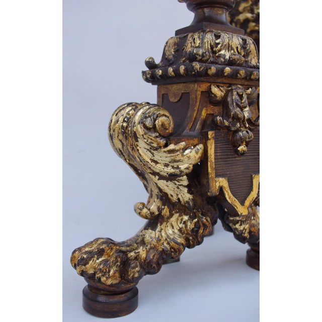 19th Century Renaissance Style Firedogs, Set of 2 For Sale - Image 5 of 6