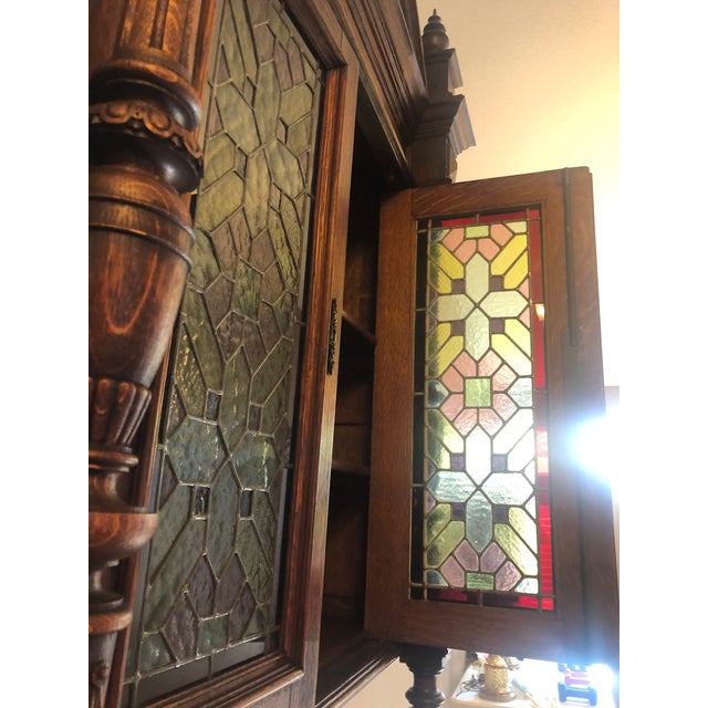 Late 19th Century Antique Chippendale Hutch! Stunning Antique! For Sale - Image 4 of 12