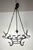 Gothic Six Light Spanish Wrought Iron Chandelier For Sale - Image 3 of 11