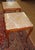 Pair of Vintage Marble Top Walnut Louis XV French Style End Tables For Sale - Image 11 of 15