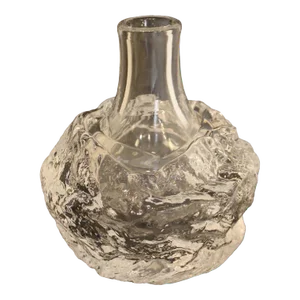 Late 20th Century Waarf Kosta Clear Glass Overlay Vessel