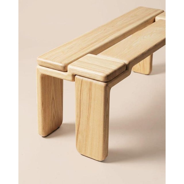 Not Yet Made - Made To Order The Knot Bench by Luis Gimeno For Sale - Image 5 of 7