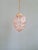 Art Deco Skyscraper Pendant Light in Frosted Pink Glass, 1920s For Sale - Image 11 of 14
