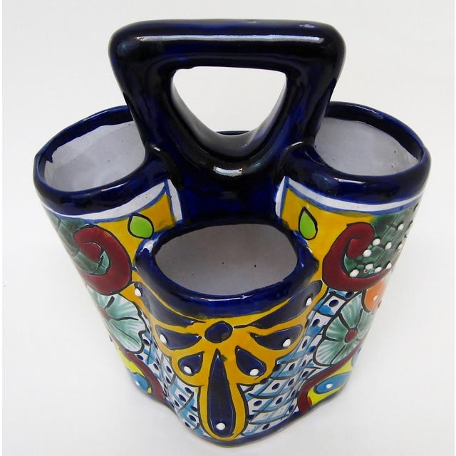 Mexican Ceramic Utensils Holder Chairish