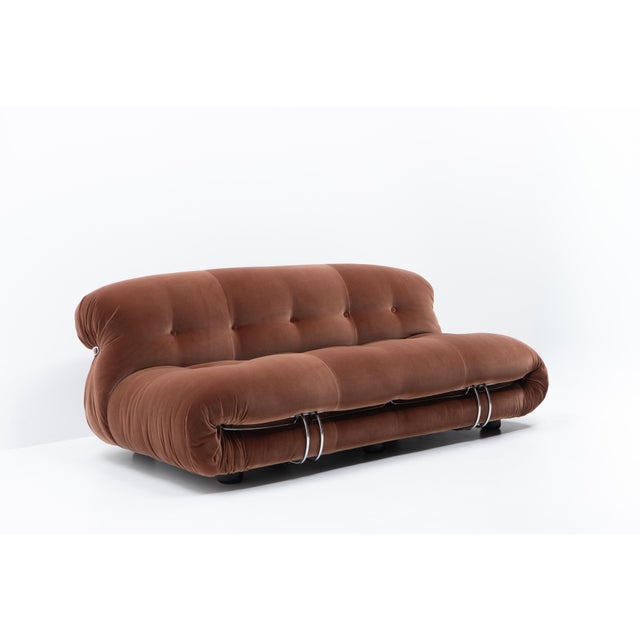 Vintage Soriana Sofa by Afra & Tobia Scarpa for Cassina, Italy, 1970s For Sale - Image 13 of 13