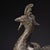 Bronze Early 20th Century Bronze Peacock Sculpture – 13.4" Archaic Style Bird Figure For Sale - Image 8 of 10