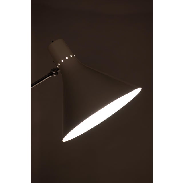 1950s Italian Single Arm Floor Lamp by Angelo Lelii for Arredoluce For Sale - Image 9 of 12