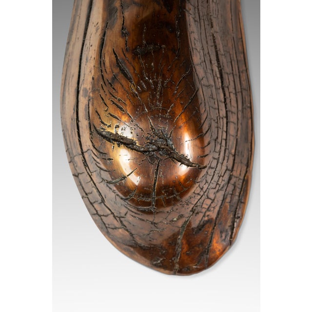 1 of 1 Organic Modern Wall-Hanging "New Beginnings" Sculpture in Solid Bronze by Mark Leblanc for Leblanc Studios, Usa, C. 2020s For Sale - Image 14 of 15