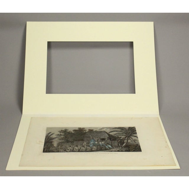 1784 James Cook & J. Webber Engraving - an Offering in the Sandwich Islands For Sale - Image 11 of 12