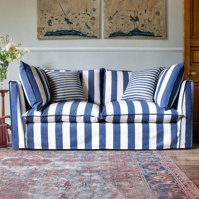 A joyous beautiful sofa made by hand in the USA using natural materials with a large dollop of comfort. 'Tradition with a...