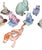 Modern Set of Ten Herend Fishnet Porcelain Animal Figurines. Hungary, 20th Century. For Sale - Image 3 of 9