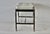 Metal 1970s George Koch & Sons Chrome Rectangular Padded Tufted Ivory Vinyl Seat Vanity Stool For Sale - Image 7 of 11