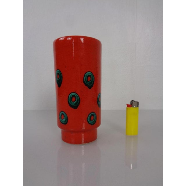 Pop Art Ceramic Vase from Jasba, Germany, 1970s For Sale - Image 3 of 16