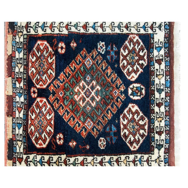 1920s Early 20th Century Persian Qashqai Rug For Sale - Image 5 of 16