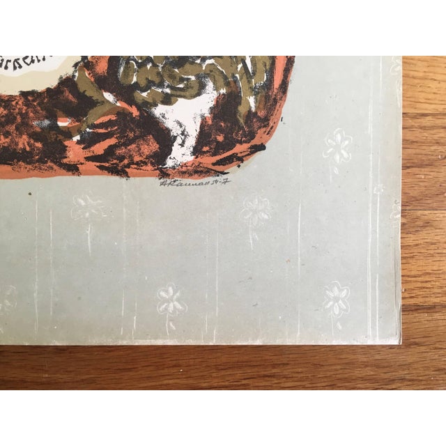 Anatoli Lvovich Kaplan, Vintage Russian Shtetl Scene, Jucaica Print, 1957-1961 For Sale - Image 4 of 8