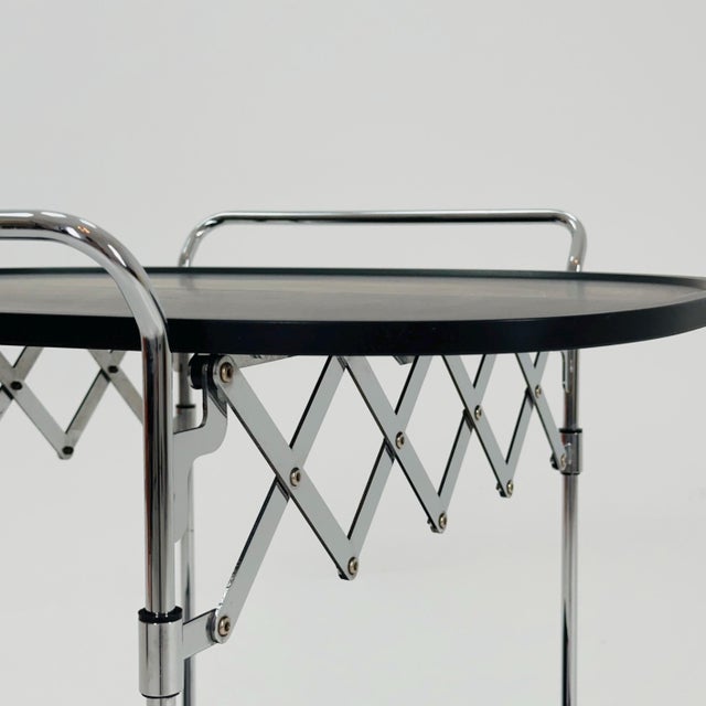 Black Black Gastone Dolly Trolley Bar Cart by Antonio Citterio and Oliver Low for Kartell For Sale - Image 8 of 11