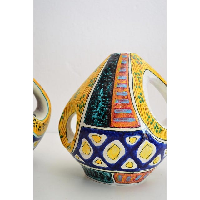 Italian Ceramic Vases from Valceresio, 1950s, Set of 2 For Sale - Image 9 of 18