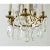 French Vintage Petite Brass & Crystal Chandelier For Sale In Baton Rouge - Image 6 of 12