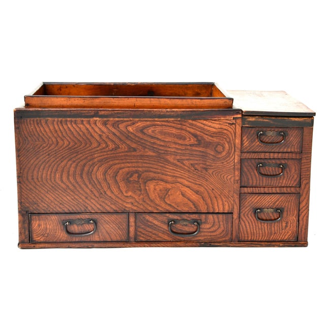 Antique Japanese Wood Hibachi Table Chairish