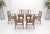 Set of 6 Tommy Parzinger Light Walnut Dining Chairs Lenor Larsen Upholstery MINT For Sale - Image 12 of 15