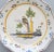 French Provincial 18th Century French Nevers Polychrome Tin-Glazed Faïence Bird Plate For Sale - Image 3 of 7