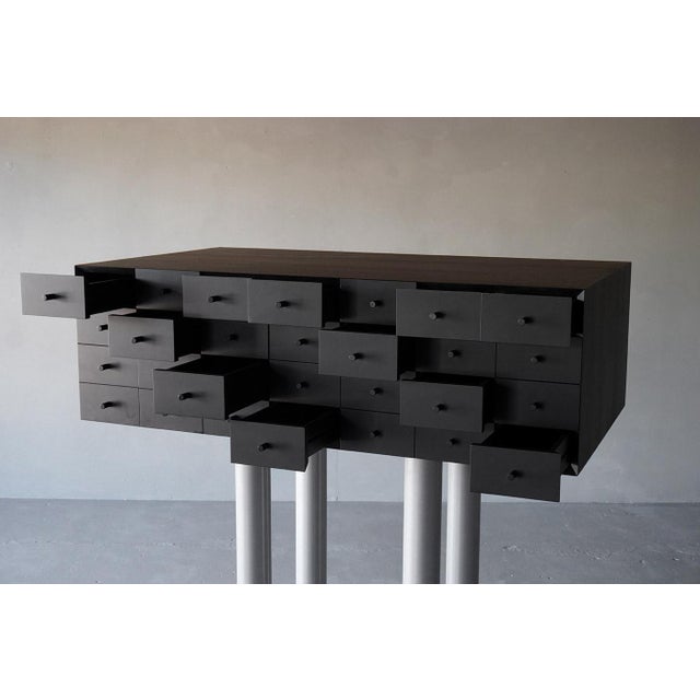 1980s Solaris Cabinet by Shiro Kuramata for Cappellini, Italy 1980s For Sale - Image 5 of 10