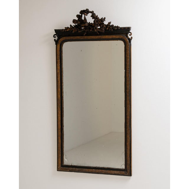 19th Century France Napoleon III Bronze Wood Mirror For Sale In Greensboro - Image 6 of 9