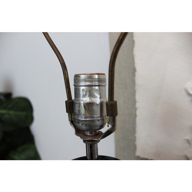 Chrome Mid Century Modern 70's Table Lamp For Sale - Image 8 of 12