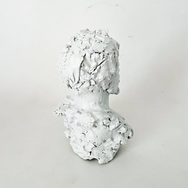 Belgian Pre-Study Clay Bust C. 1960's For Sale - Image 9 of 10