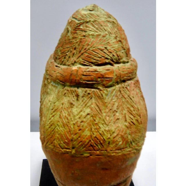 Terracotta Sculpture of Head Thailand For Sale In Nashville - Image 6 of 10