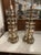 Pair of Murano Clear Glass and Brass Disc Lamps For Sale - Image 10 of 10