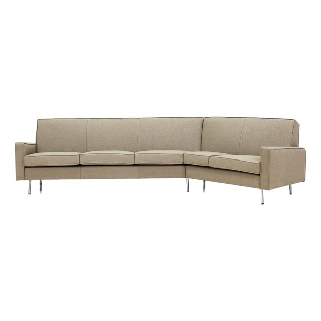 Large Model 28 BC 5-Seater Corner Sofa by Florence Knoll Bassett for Knoll Inc. / Knoll International, USA, 1949 For Sale