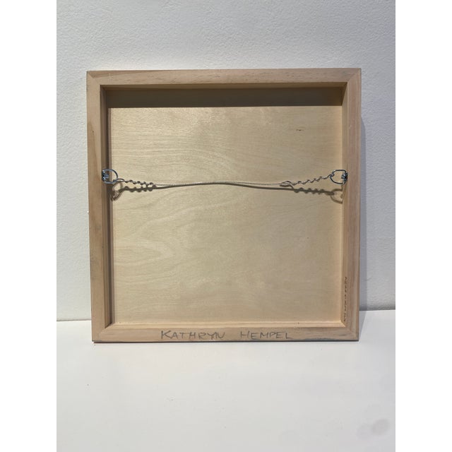 Contemporary Contemporary Abstract Silver Spray Paint Painting by Kathryn Hempel For Sale - Image 3 of 3