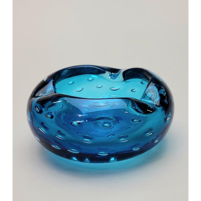 Mid 20th Century Mid Century Blenko Ashtray For Sale - Image 5 of 14