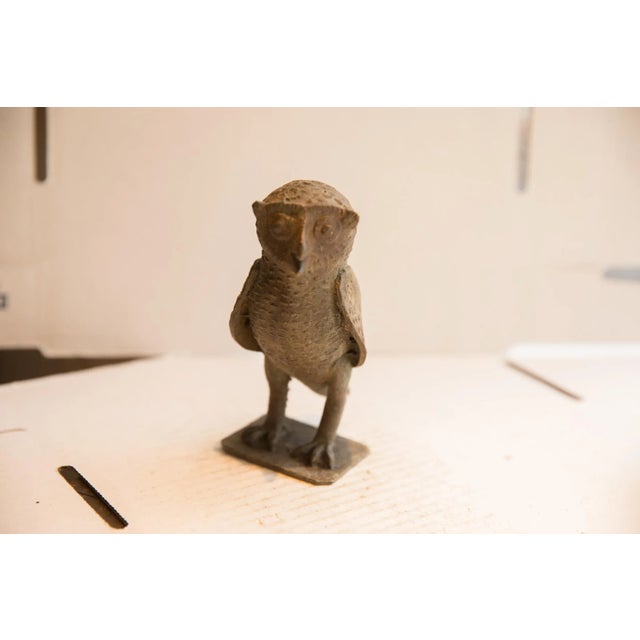 Late 20th Century Vintage African Owl Sculpture For Sale - Image 5 of 8