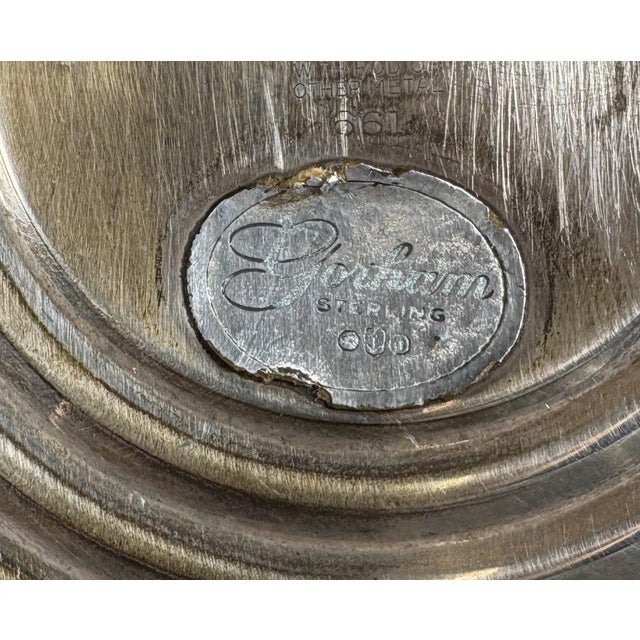Mid 20th Century Pair of American 925 silver candlesticks For Sale - Image 5 of 5