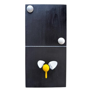 Vera Vizzi, Modular Domino, 2026, Mixed-Media and Foam-Clay on Black Wood For Sale