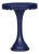 Scalloped Dark Navy Drinks Table For Sale