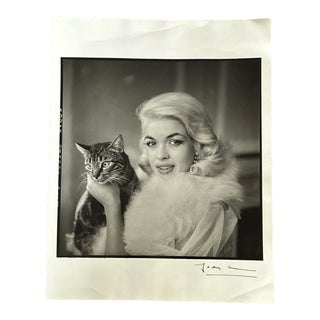 Jayne Mansfield Original Photo Taken & Signed by the Late Jacques Lowe For Sale