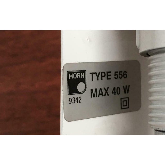 Mid-Century Modern Mid-Century Modern Danish Metal Type 556 White Harlekin Sconces from Horn, 1960s, Set of 2 For Sale - Image 3 of 4