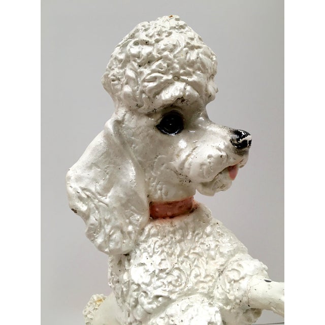 1950s Concrete Poodle Garden Statue Chairish