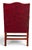 Hancock & Moore Chippendale Mahogany & Oxblood Red Leather Desk Chair Armchair.